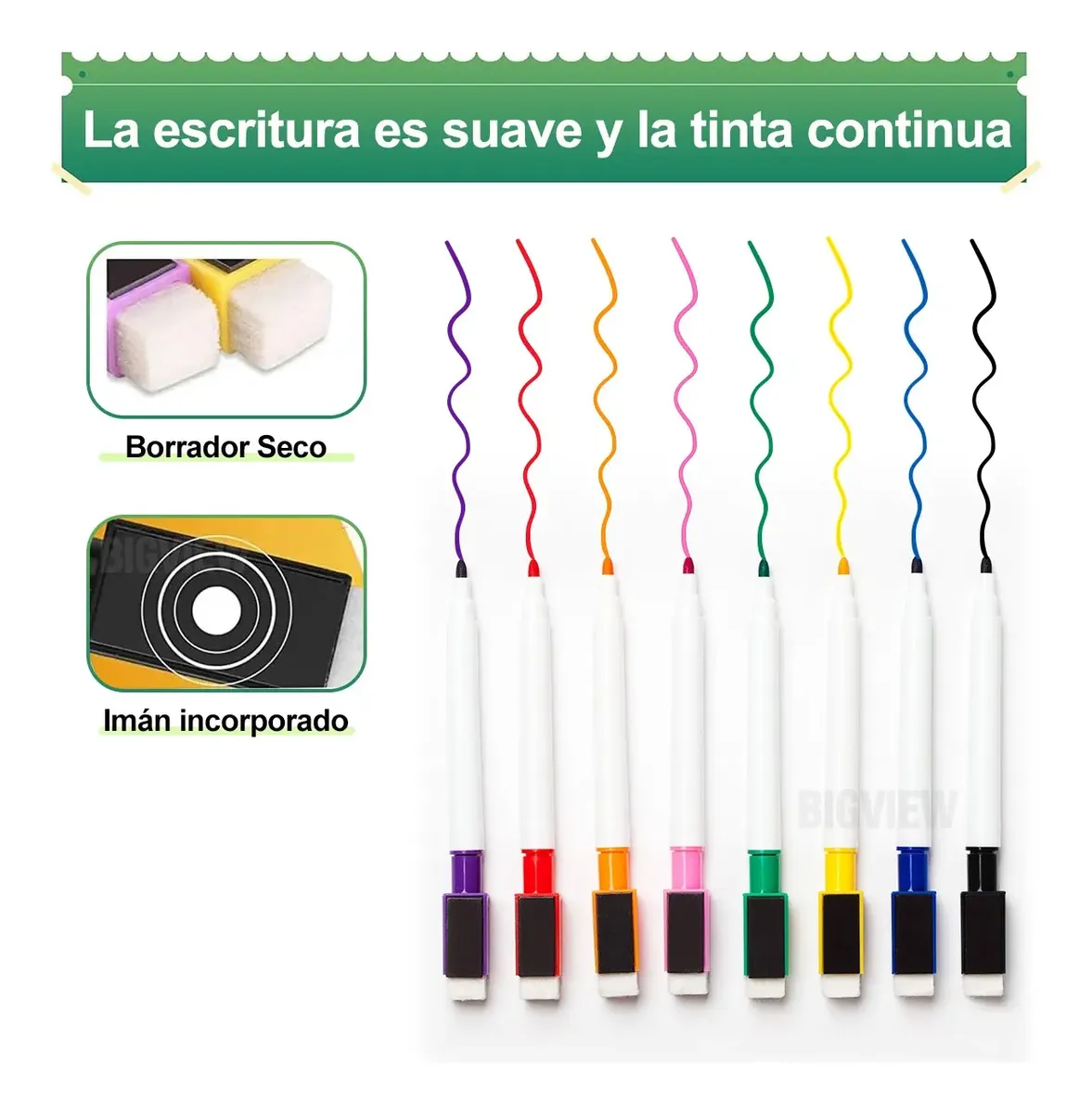Pizarrón Blanco Magnética De Escritura De Doble Cara 40x60 - 图片 7
